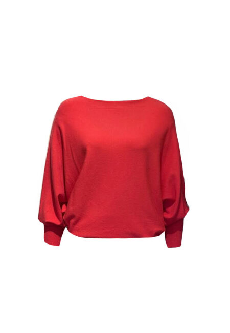Basic trui roze/rood