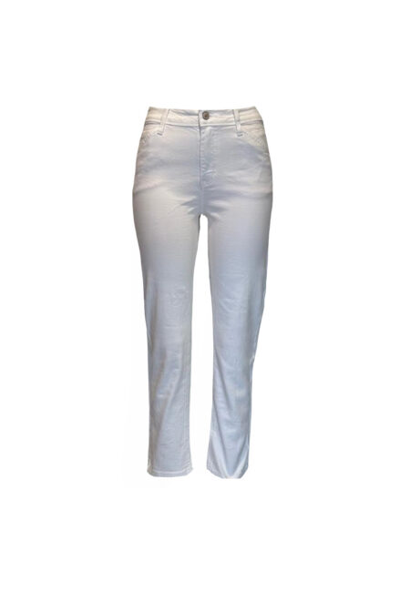 High waist witte jeans