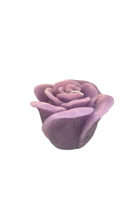 Kaars bloem Purple medium