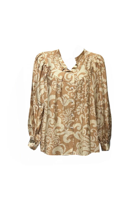 Beige/camel blouse