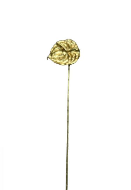Kunstbloem Anthurium goud