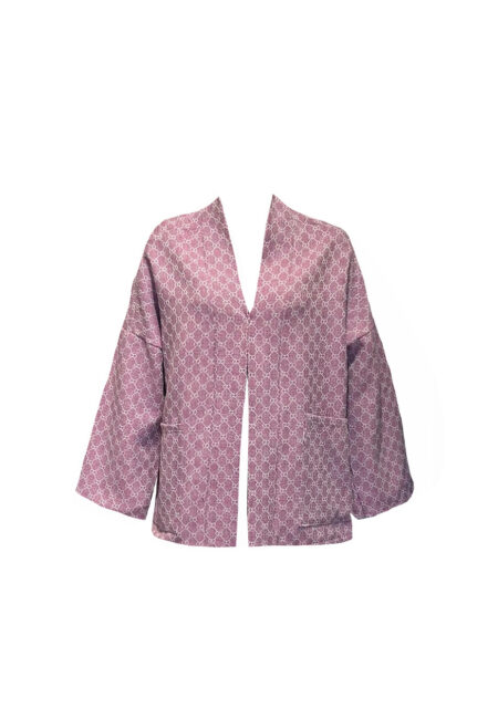 Roze/wit kimono jasje