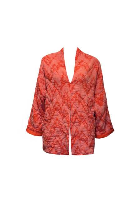 Kimono jasje koraalrood/roze