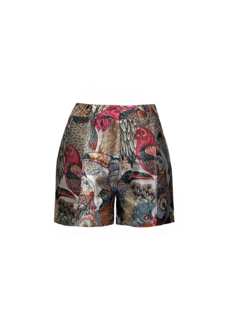 Fleurige jacquard short