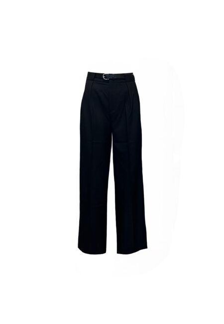 Zwarte pantalon met rechte pijp