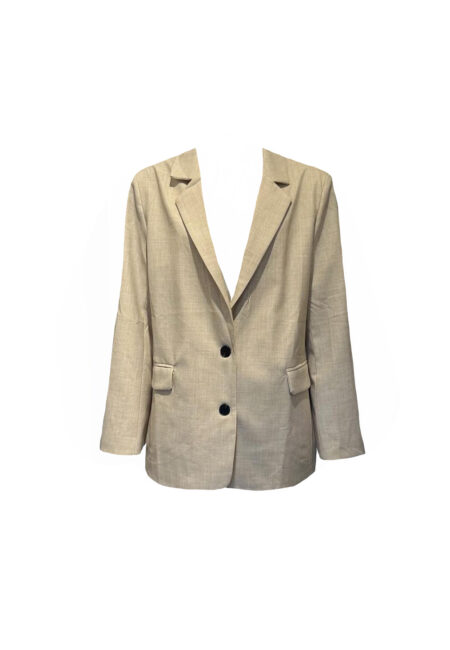 Beige mêlee blazer