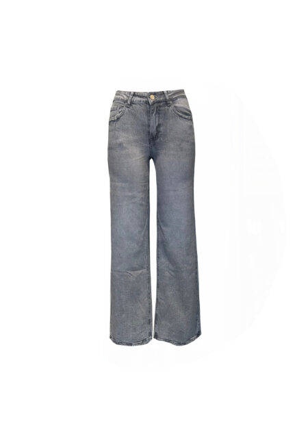 Grijze wide leg jeans