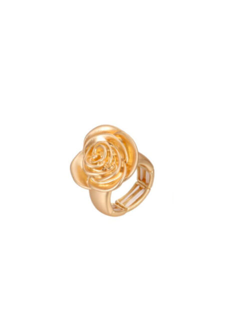 Stretch ring met bloem