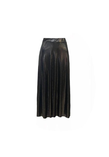 Grijze metallic rok