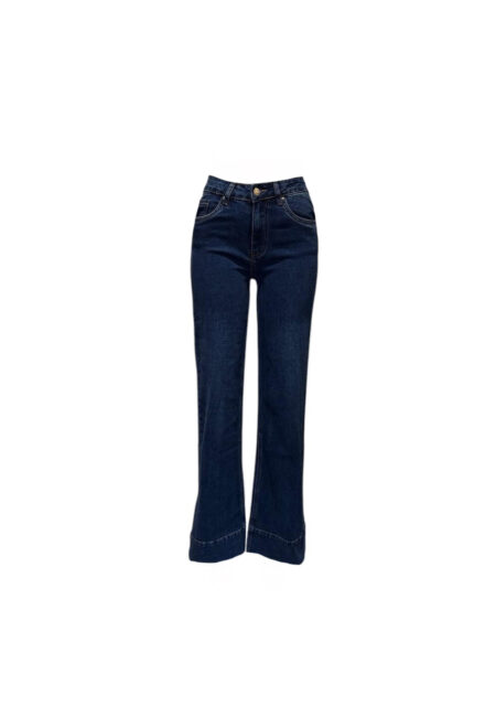 Full stretch wide leg jeans