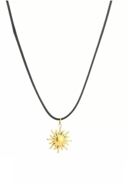 Ketting met goudkleurig zonnetje