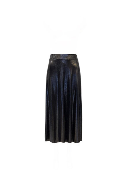 Zilveren metallic rok