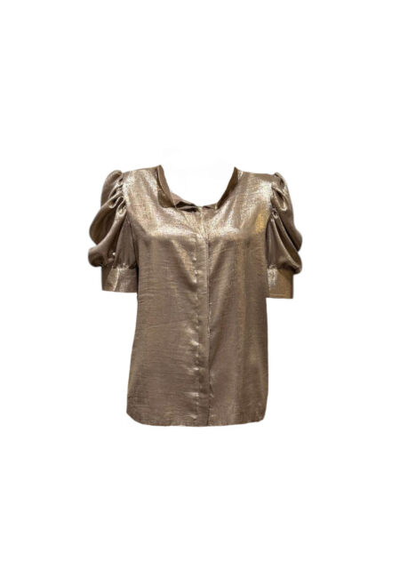 Goud metallic blouse