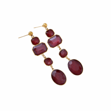 Statement oorbellen met kralen