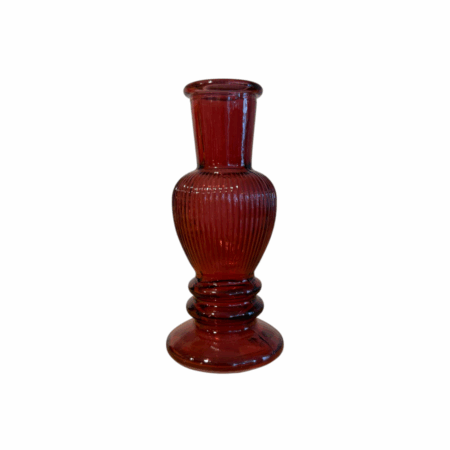 Glazen vaasje Bordeaux