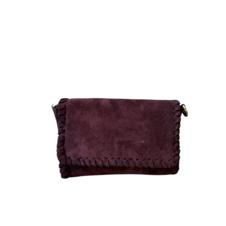 Bordeaux rode suède tas