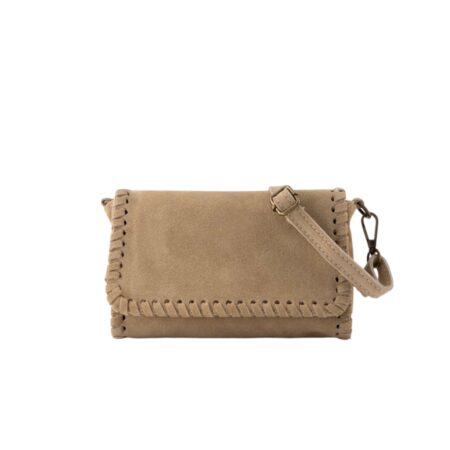 Beige suède tas