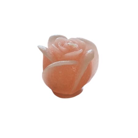 Kleine kaars in bloemvorm, roze