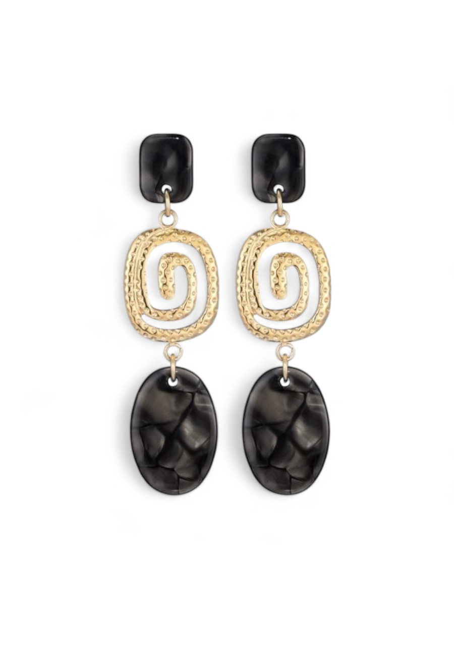 Goudkleurige statement oorbellen