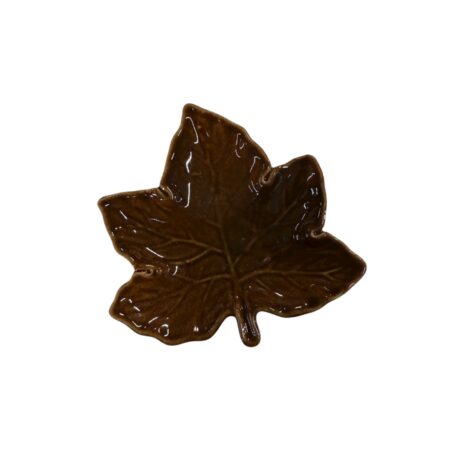 Schaaltje blad donkerbruin