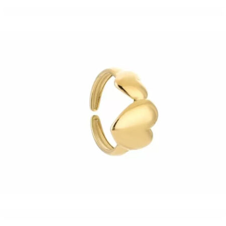 Goudkleurige verstelbare ring