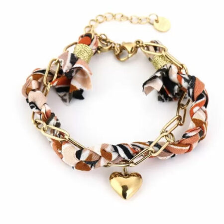 Verstelbare gevlochten armband