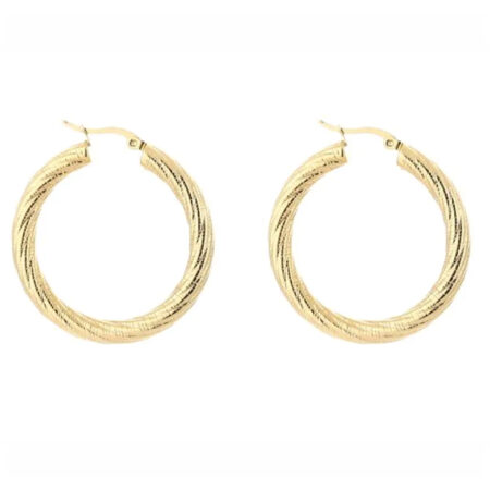 Goudkleurige creolen