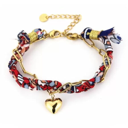 Verstelbare gevlochten armband