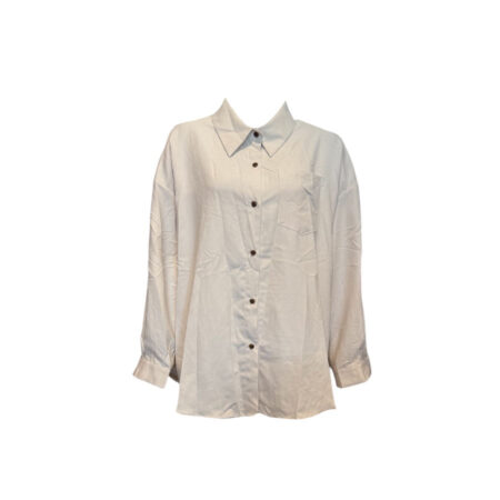 Beige oversized blouse