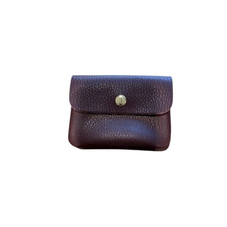 Leren portemonnee burgundy