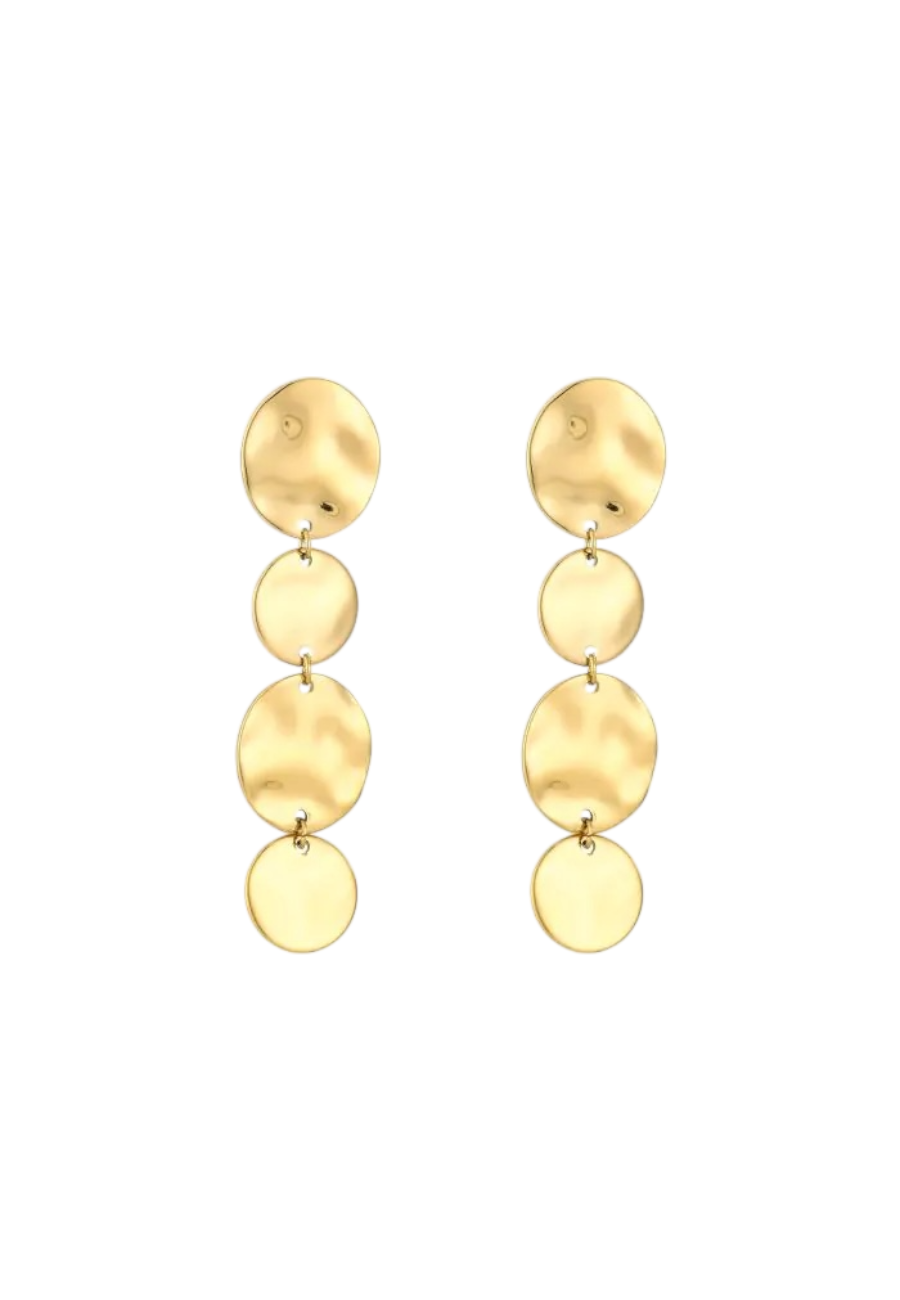 Goudkleurige statement oorbellen