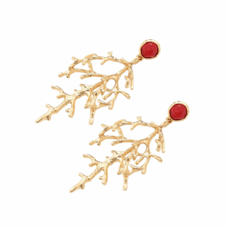 Goudkleurige statement oorbellen