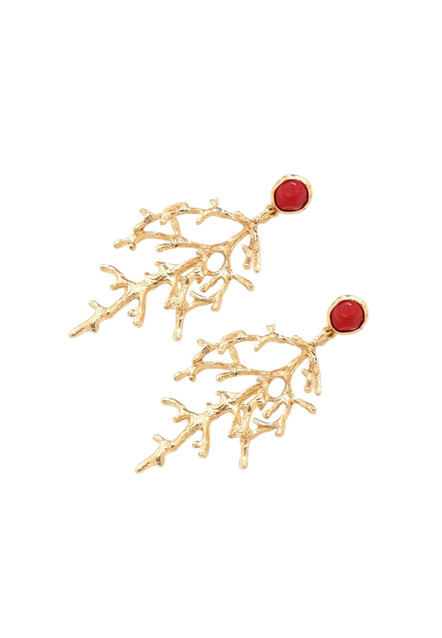 Goudkleurige statement oorbellen