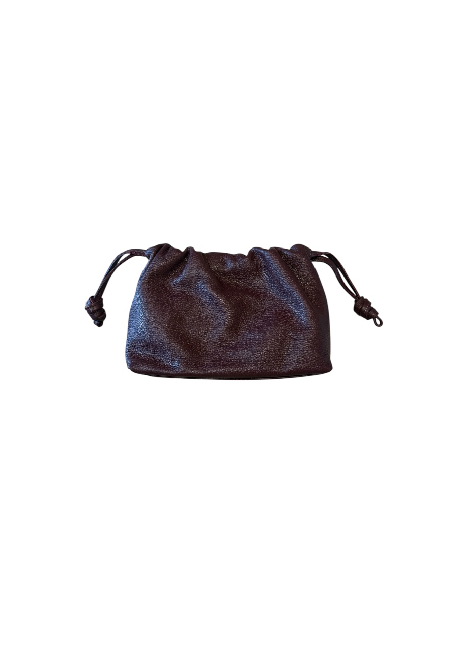 Leren bordeaux rode tas