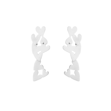 Zilverkleurige Oorbellen