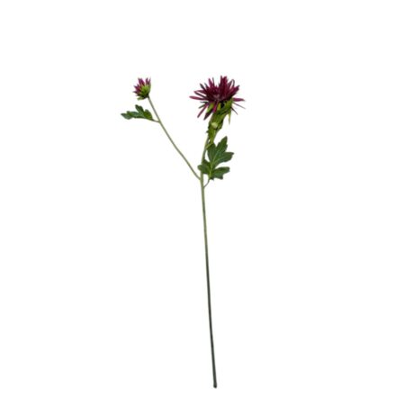 Rode kunstbloem, chrysant