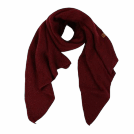 Wollige shawl, Bordeaux