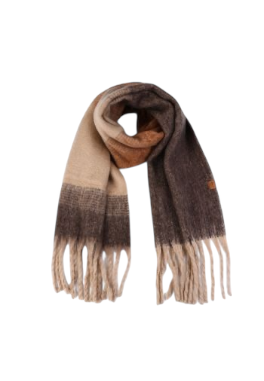 Wollige shawl, ruitjes