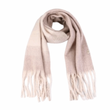 Wollige shawl, ruitjes