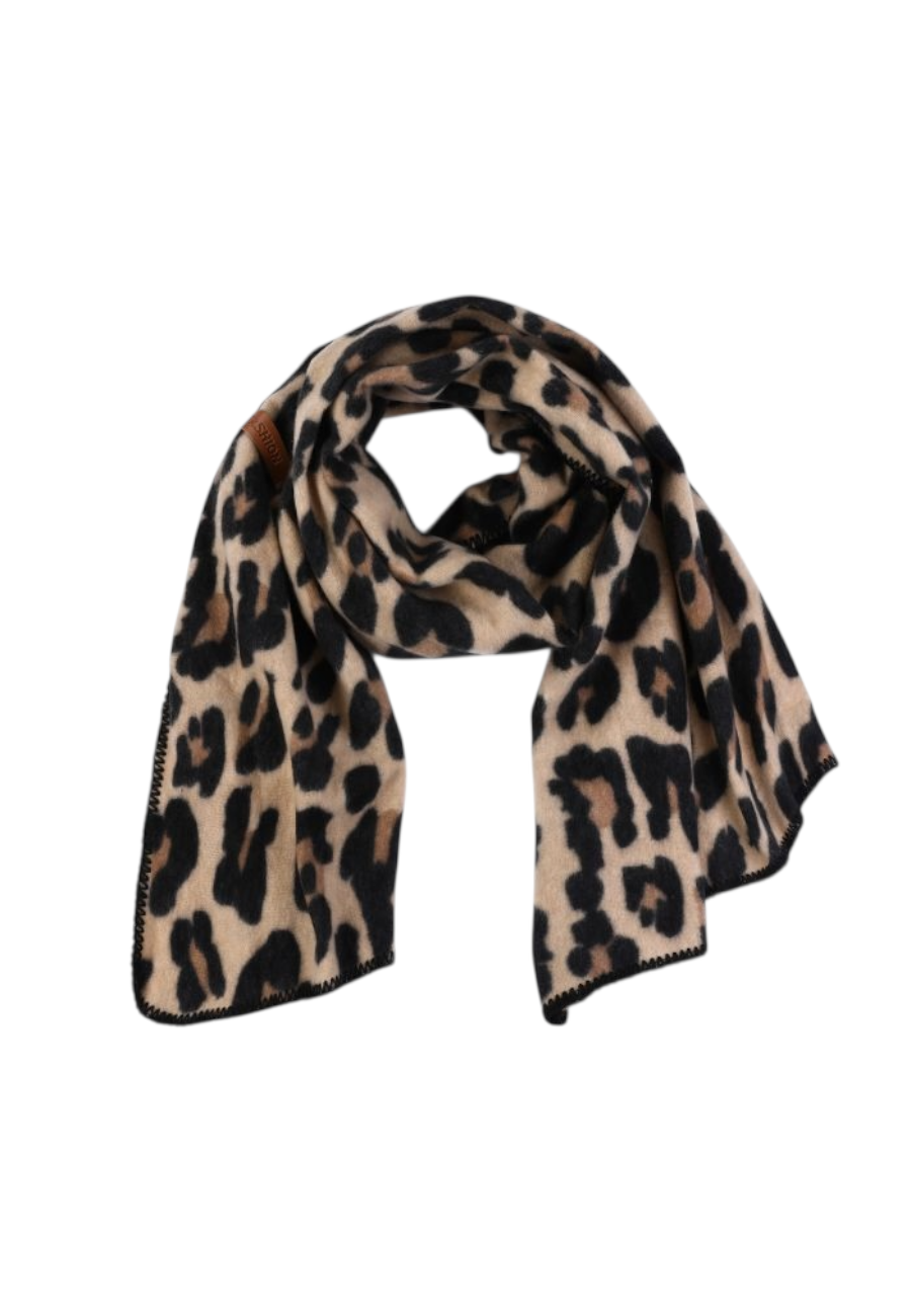 Wollige shawl, leopard