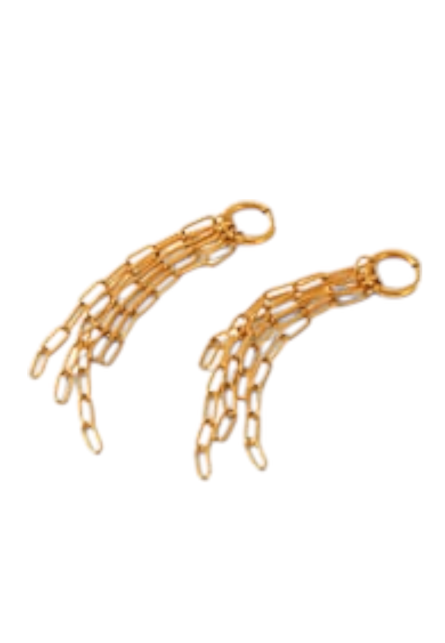 Goudkleurige oorbellen