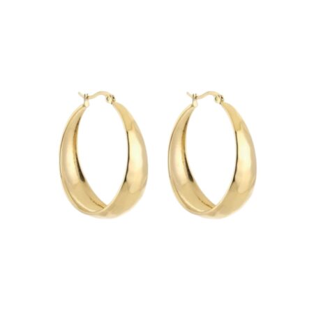 Goudkleurige creolen