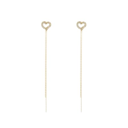 Goudkleurige party oorbellen