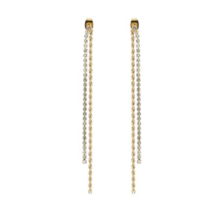 Goudkleurige party oorbellen