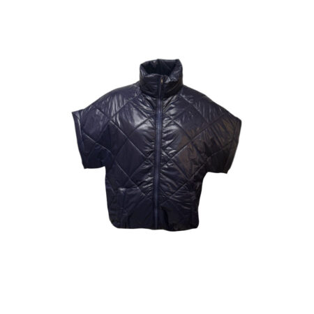 Gewatteerde bodywarmer donkerblauw