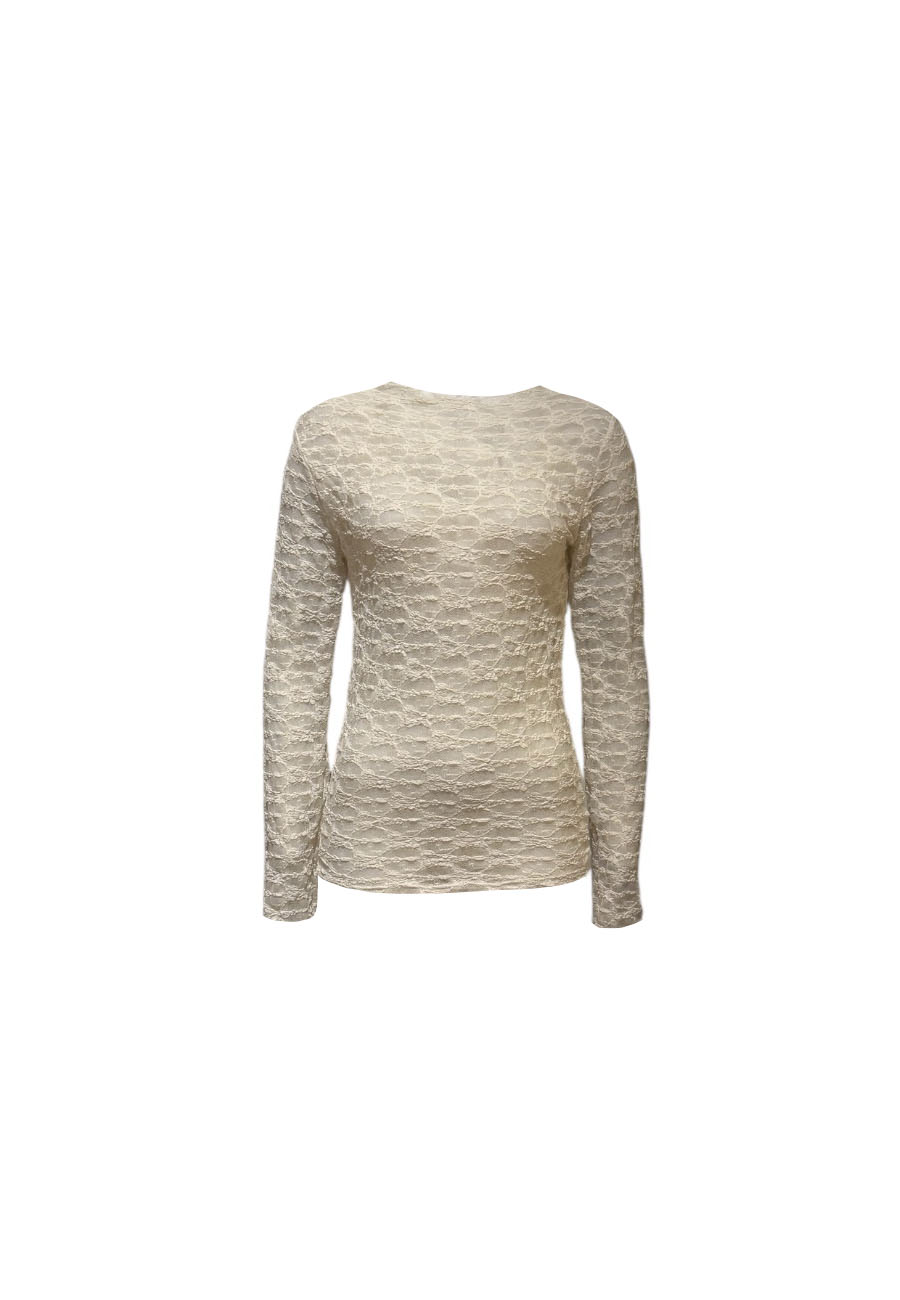 Off white kanten top