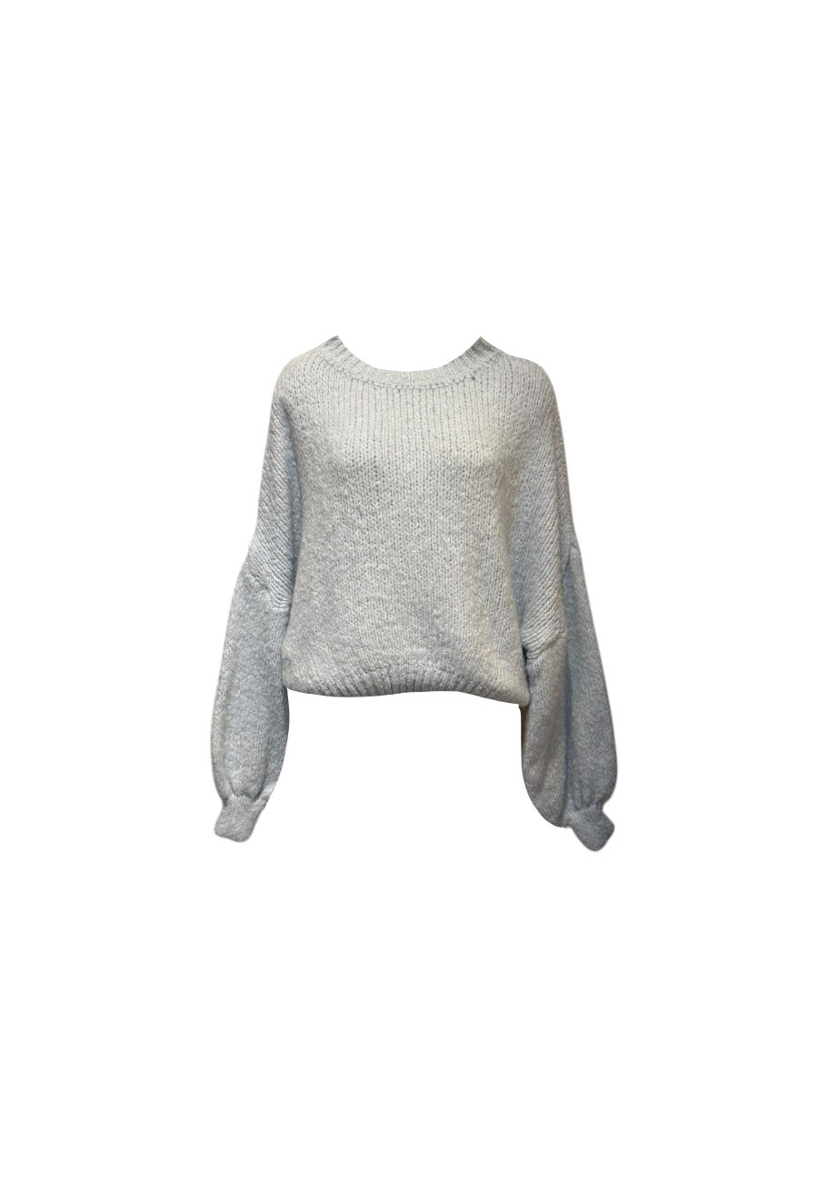 Lichtblauwe oversized trui