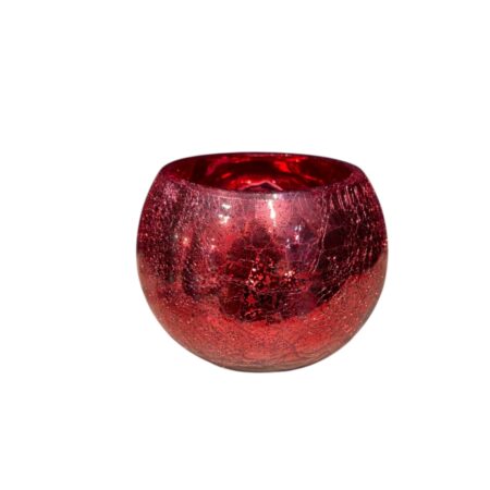 Glazen rode sfeerlicht