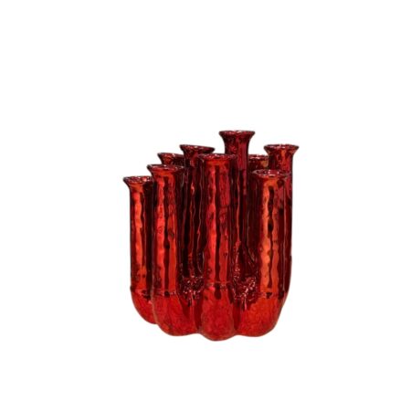 Rode glans trompetter vaas