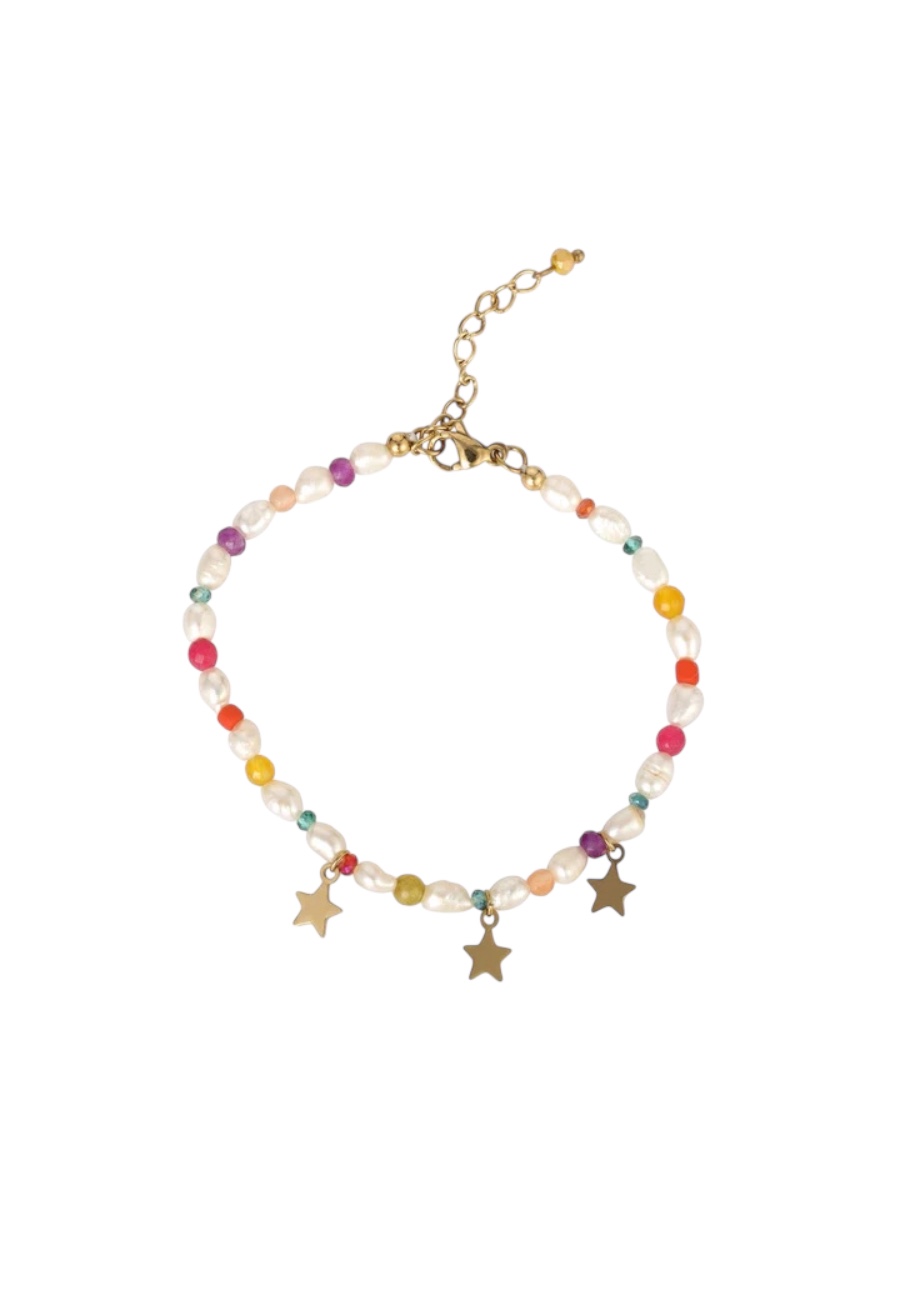 Verstelbaar armbandje met kraaltjes